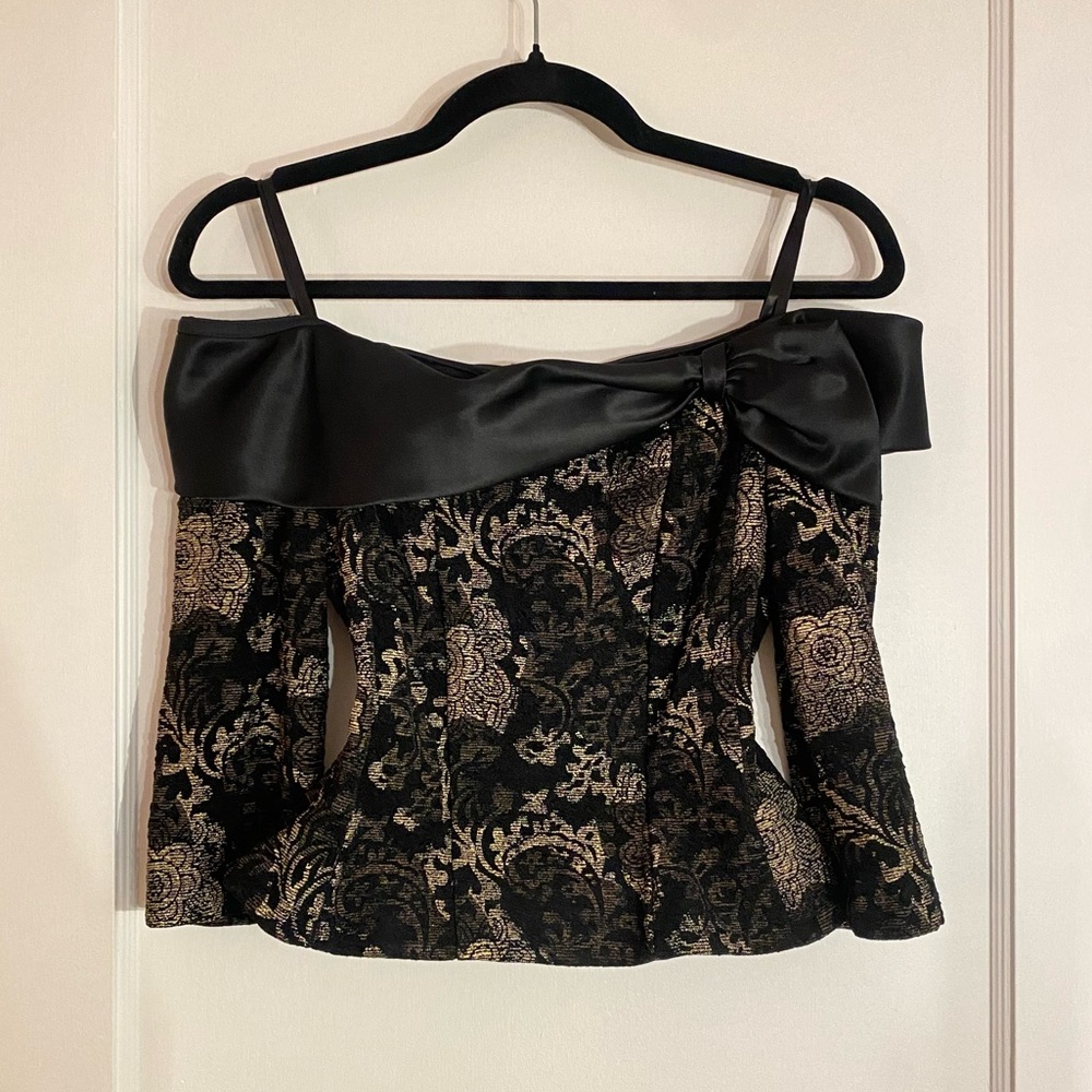 Gorgeous vintage corset blouse